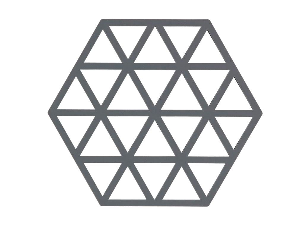 Zone Denmark Topfuntersetzer 16 × 14 × 0,9 cm, Silikon, Grau