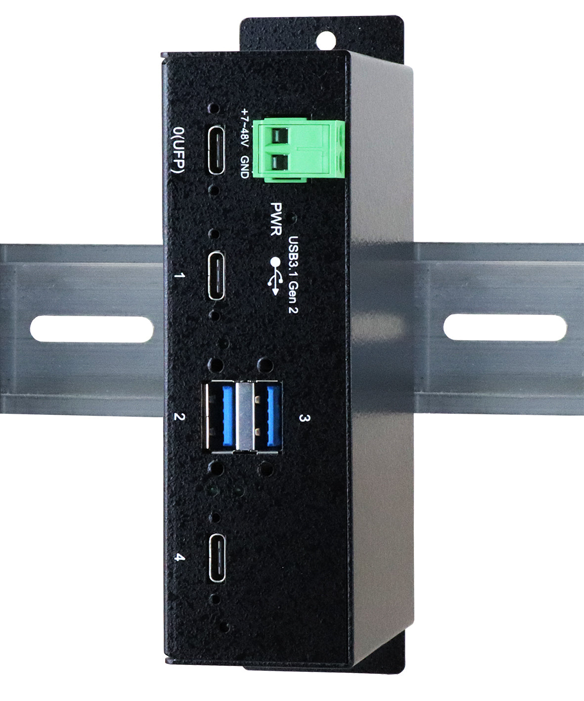 EXSYS EX-1274HMV USB-Hub – USB-C, 2× USB-A, 2× USB-C, für Windows/Mac/Linux