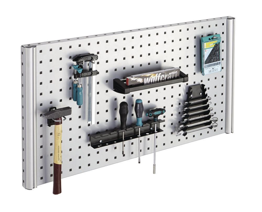 wolfcraft GmbH Wolfcraft Lochwandschlaufenhaken – 5-teilig, schwarz, B 45 × H 68 × T 95 mm, für Lochwände