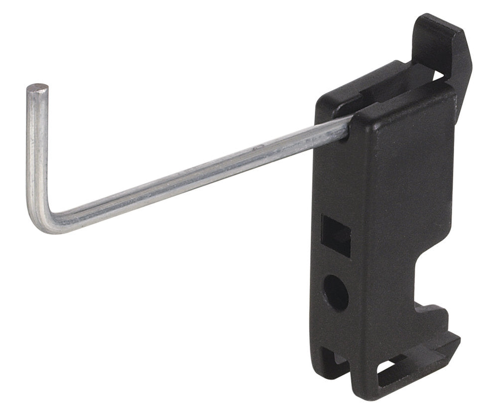 wolfcraft GmbH Wolfcraft Lochwandhaken – 10-teilig, J-Haken, schwarz, B 19 × H 80 × T 80 mm