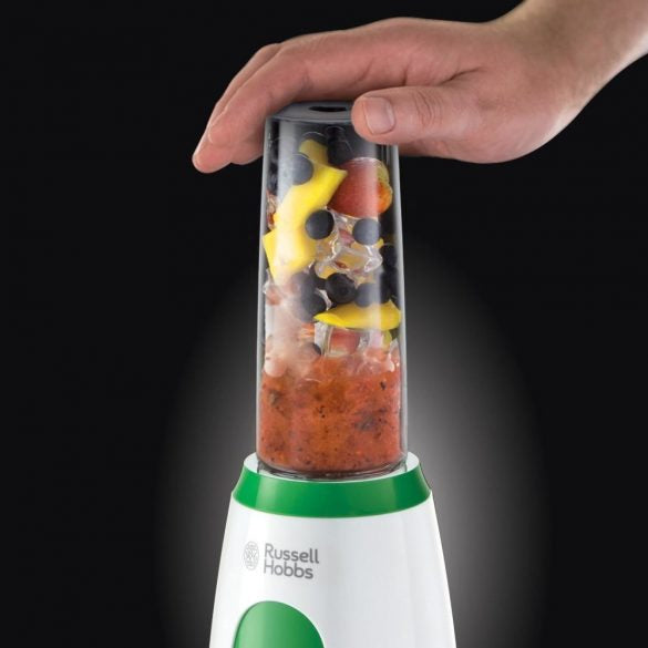 Russell Hobbs Smoothie-Mixer 25160-56 – 0,6 l, 300 W, spülmaschinenfest – grün/weiss