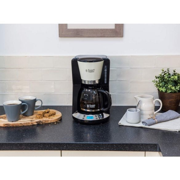 Russell Hobbs 24033-56 Col. Filterkaffeemaschine – 10 Tassen, 1,3 l, Karaffe, Schwarz