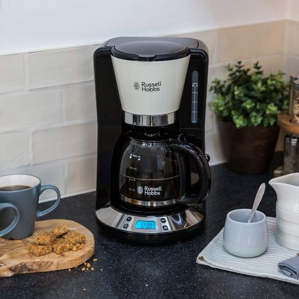 Russell Hobbs 24033-56 Col. Filterkaffeemaschine – 10 Tassen, 1,3 l, Karaffe, Schwarz