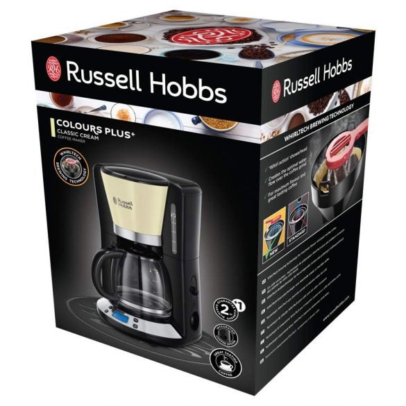 Russell Hobbs 24033-56 Col. Filterkaffeemaschine – 10 Tassen, 1,3 l, Karaffe, Schwarz