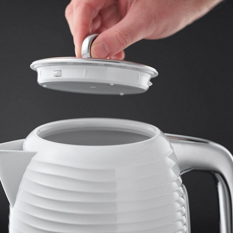 Russell Hobbs Inspire Wasserkocher – 1,7 l, Kunststoff, Weiss, 24360-70