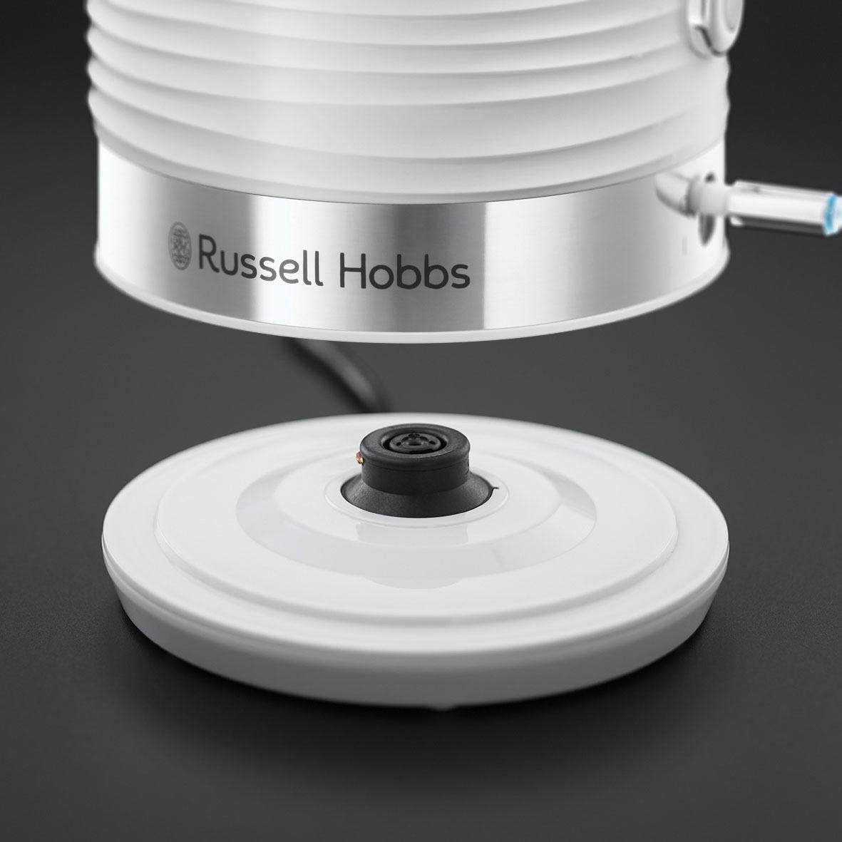 Russell Hobbs Inspire Wasserkocher – 1,7 l, Kunststoff, Weiss, 24360-70