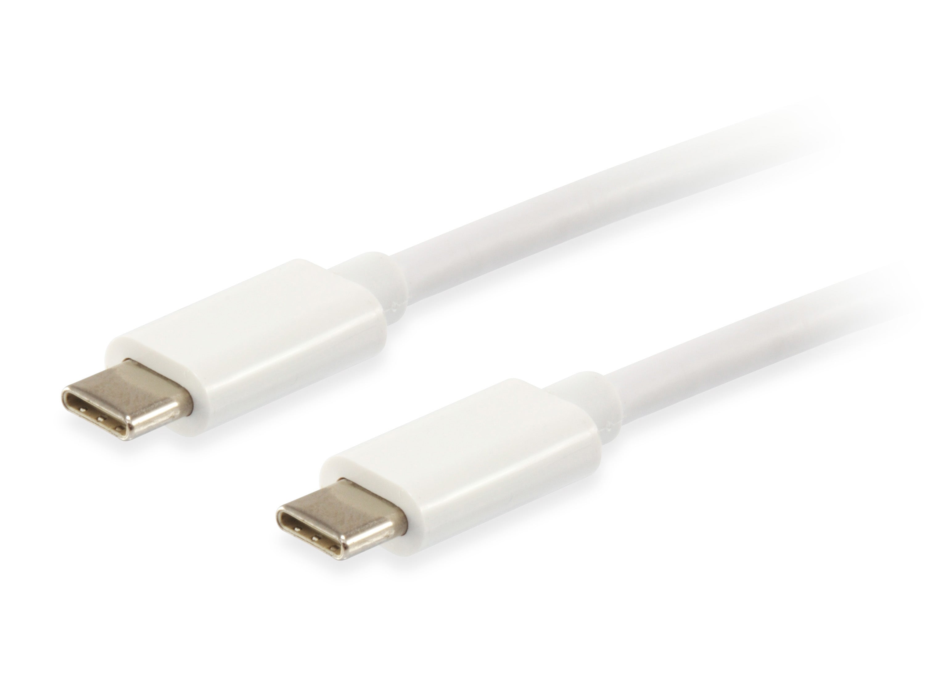 Equip USB-C auf USB-C Kabel – USB 3.2 Gen 2 (10 Gbit/s) – 2 m – PD 60 W – TPE-Mantel – Weiss