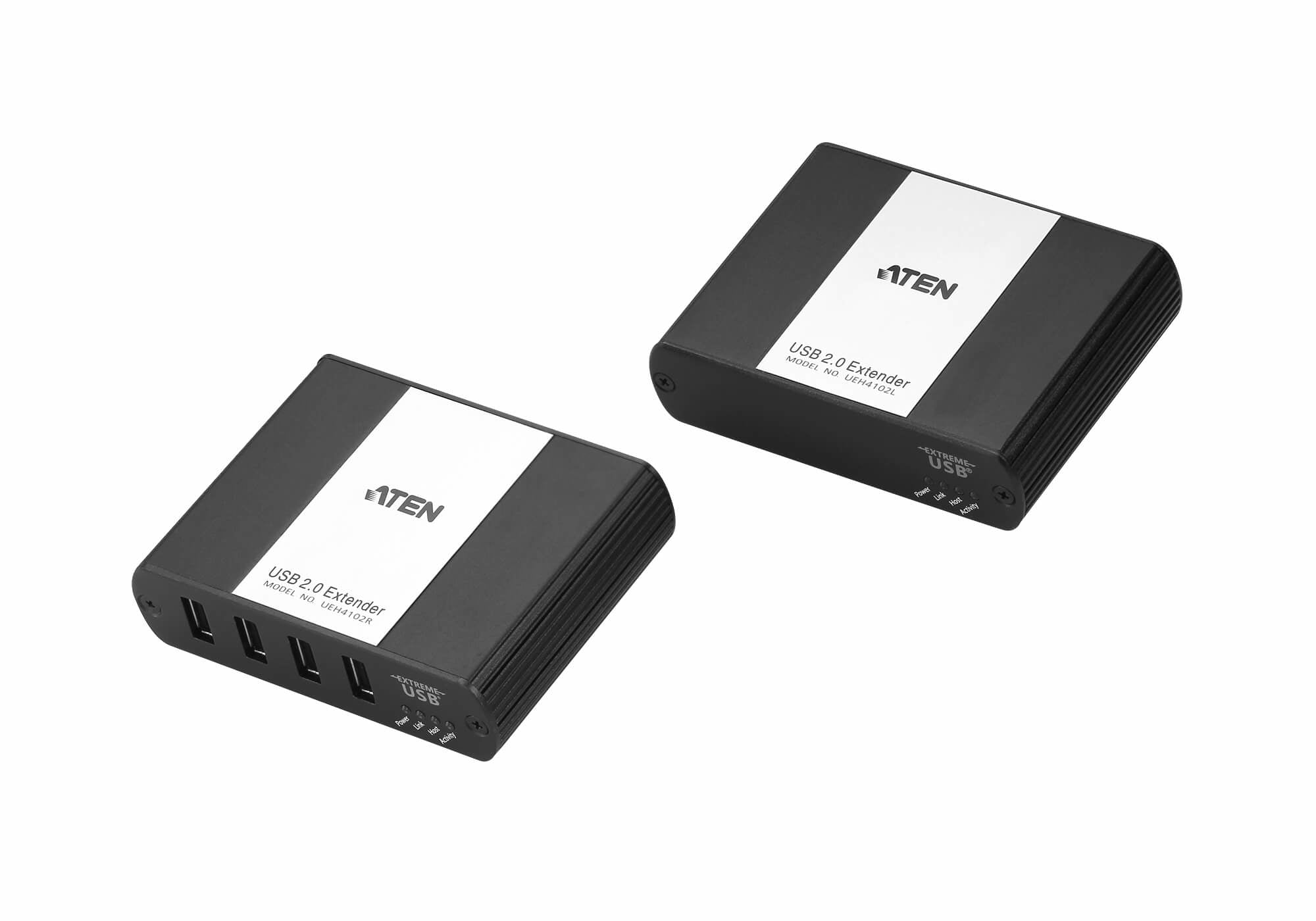ATEN USB-Verlängerung über LAN – USB-A (Stecker auf Buchse) – USB 2.0 (480 Mbit/s) – 100 m – 4-Port