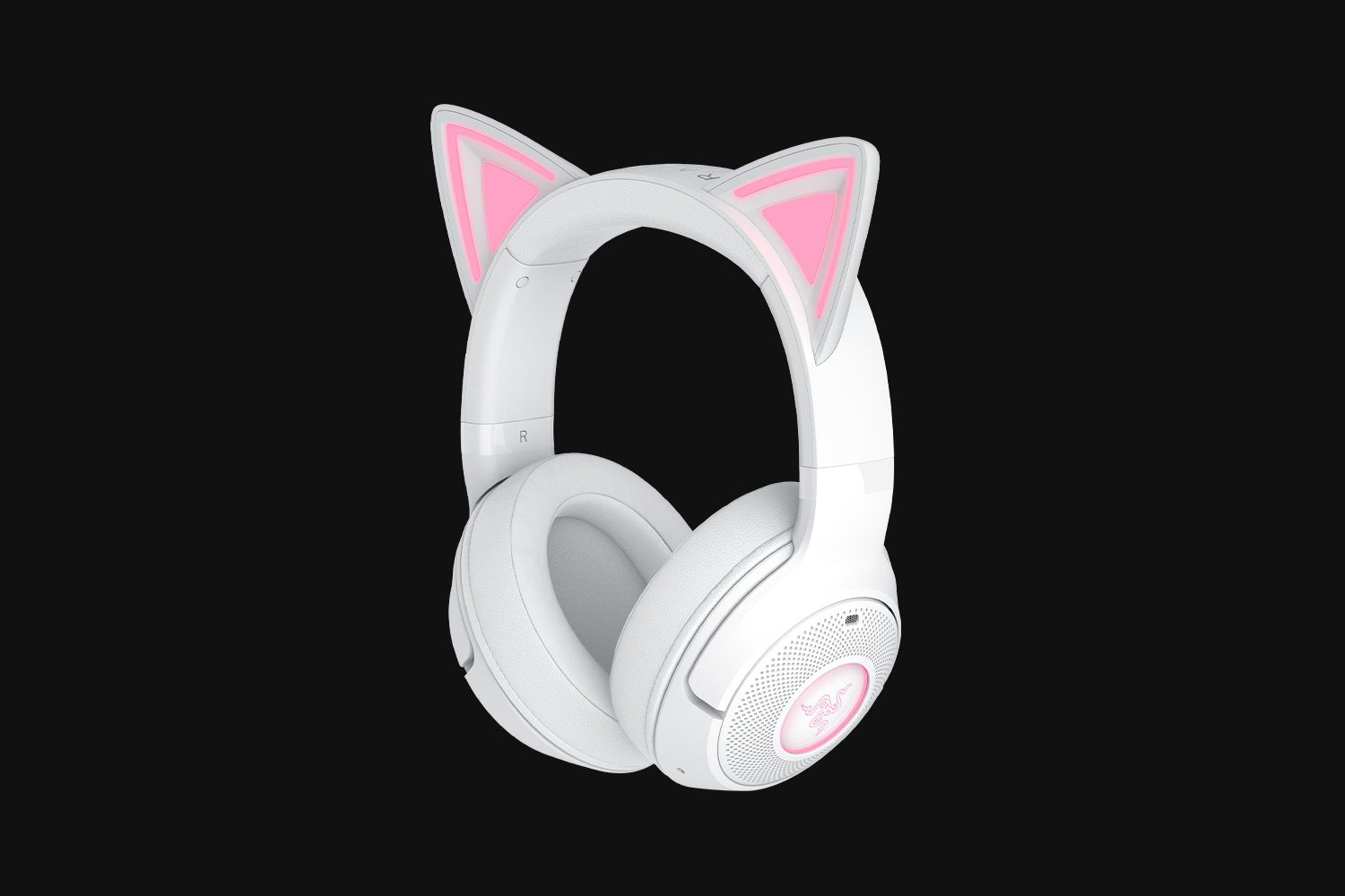 Razer Kraken Kitty BT V2 – Over-Ear Gaming-Headset – Bluetooth – ANC, Surround – Weiss – für Mobile – bis 40 h