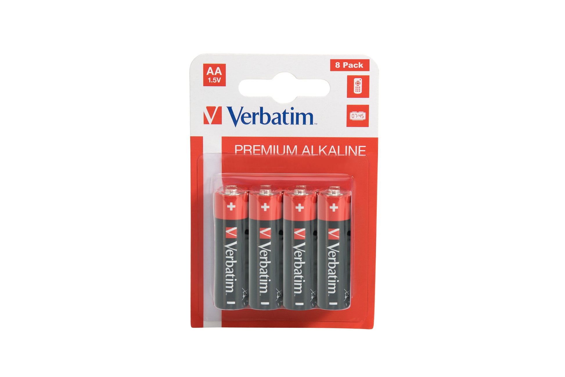 Verbatim AA Batterien, Alkaline, 1.5 V – 8 Stk.