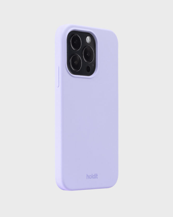 Holdit Silikonhülle – iPhone 15 Pro, Lavendel, Cover