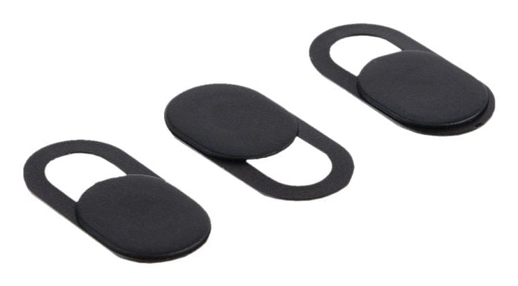 ONIT F01356 – Webcam-Abdeckung, 3er-Set, selbstklebend, Schwarz