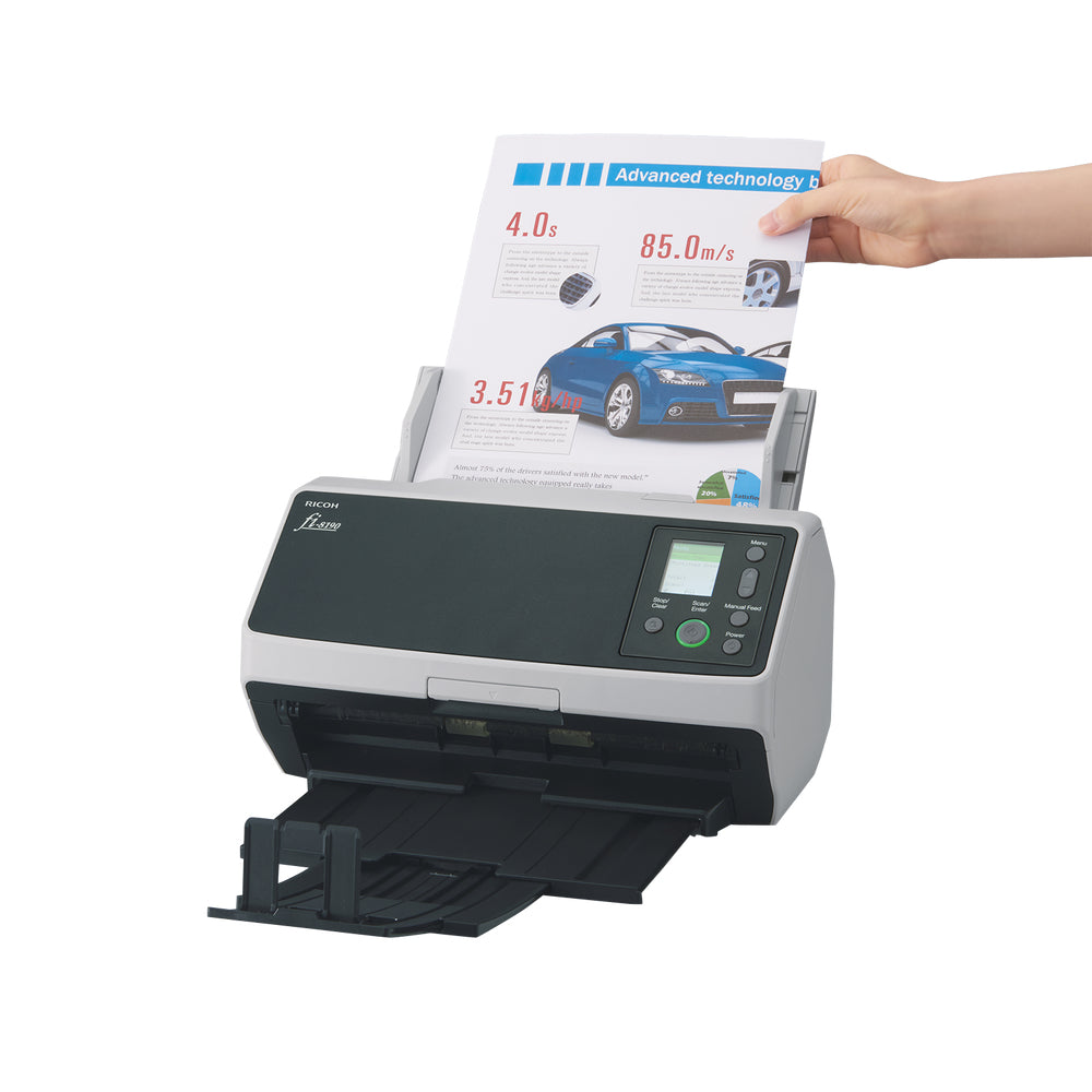 Ricoh fi-8190 – Einzugsscanner, A4, Duplex, 90 ppm, ADF 100 Blatt, LAN