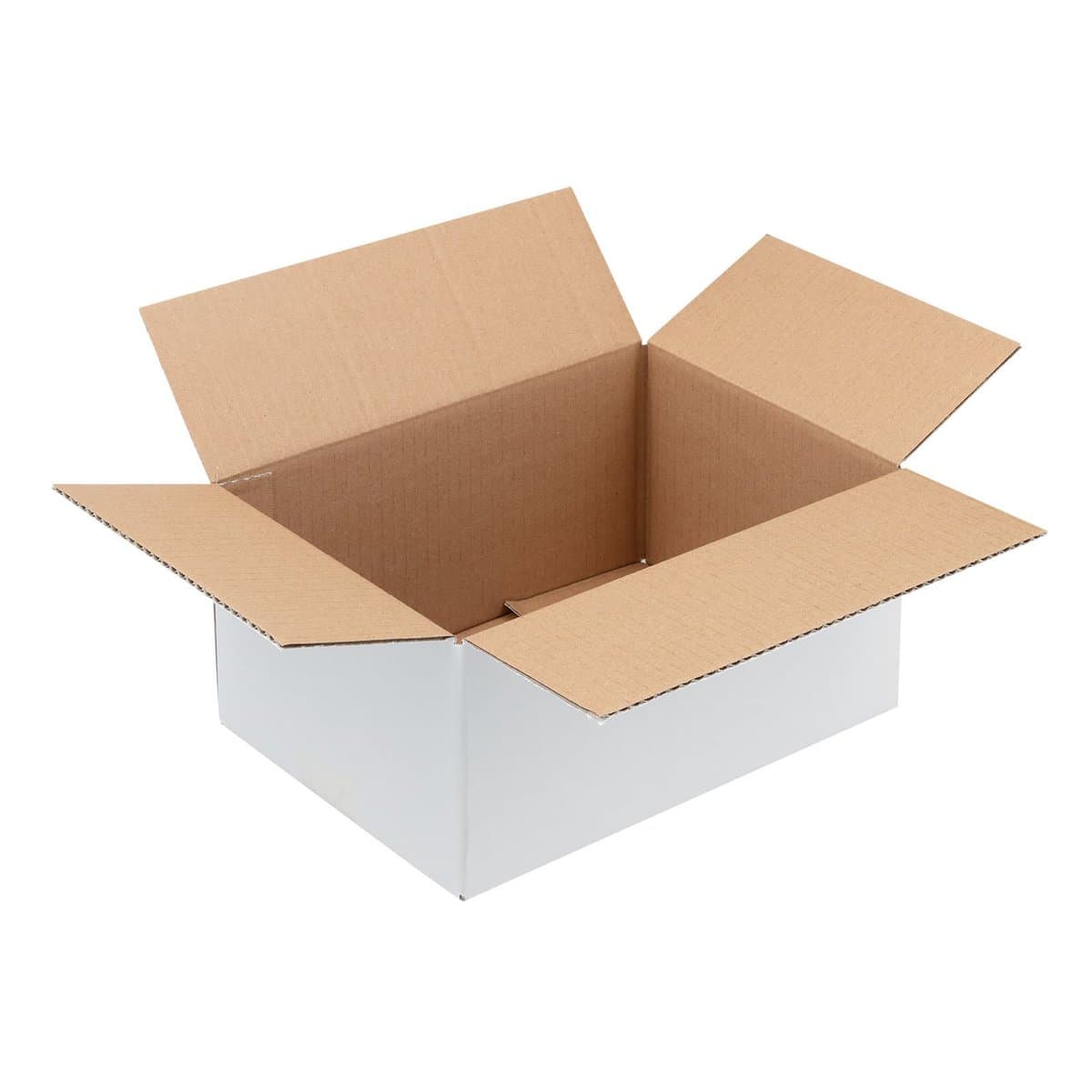 Brieger Versandkarton – 390 × 230 × 190 mm, weiss