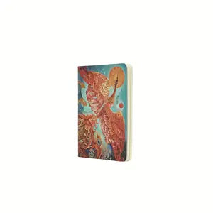 Paperblanks Notizheft – A6 – 80 Blatt – 100 g/m² – Hardcover, perforiert, abgerundete Kanten – rot, FSC