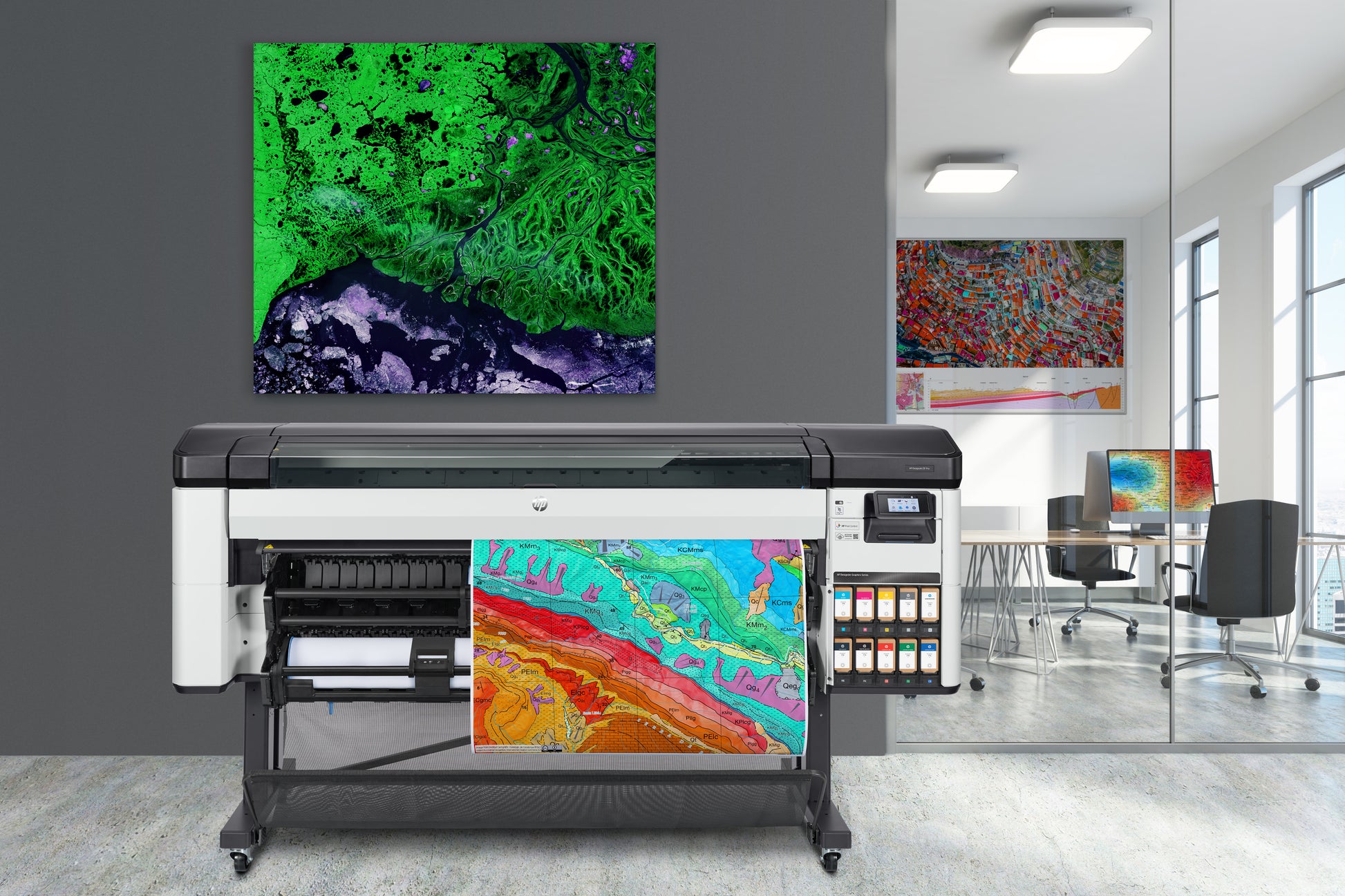 HP DesignJet Z9+ Pro – Grossformat-Plotter, 64" (1'626 mm), LAN