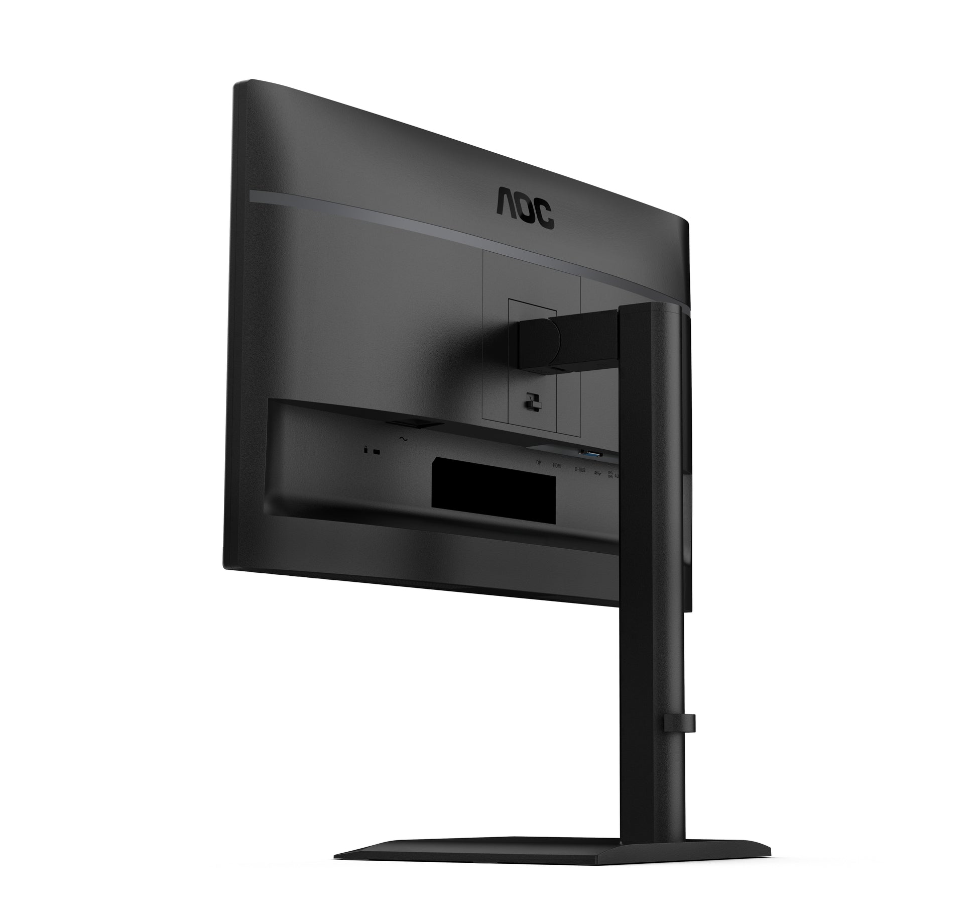 AOC 24E4U – Monitor, 23,8", IPS, 120 Hz, 300 cd/m², USB-Hub, Integrierte Lautsprecher, VESA 100 × 100, Schwarz