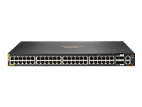HPE Aruba CX 6200M – Managed Switch – 48×GbE, 4×SFP+, L3, PoE+ 1440 W, 1U