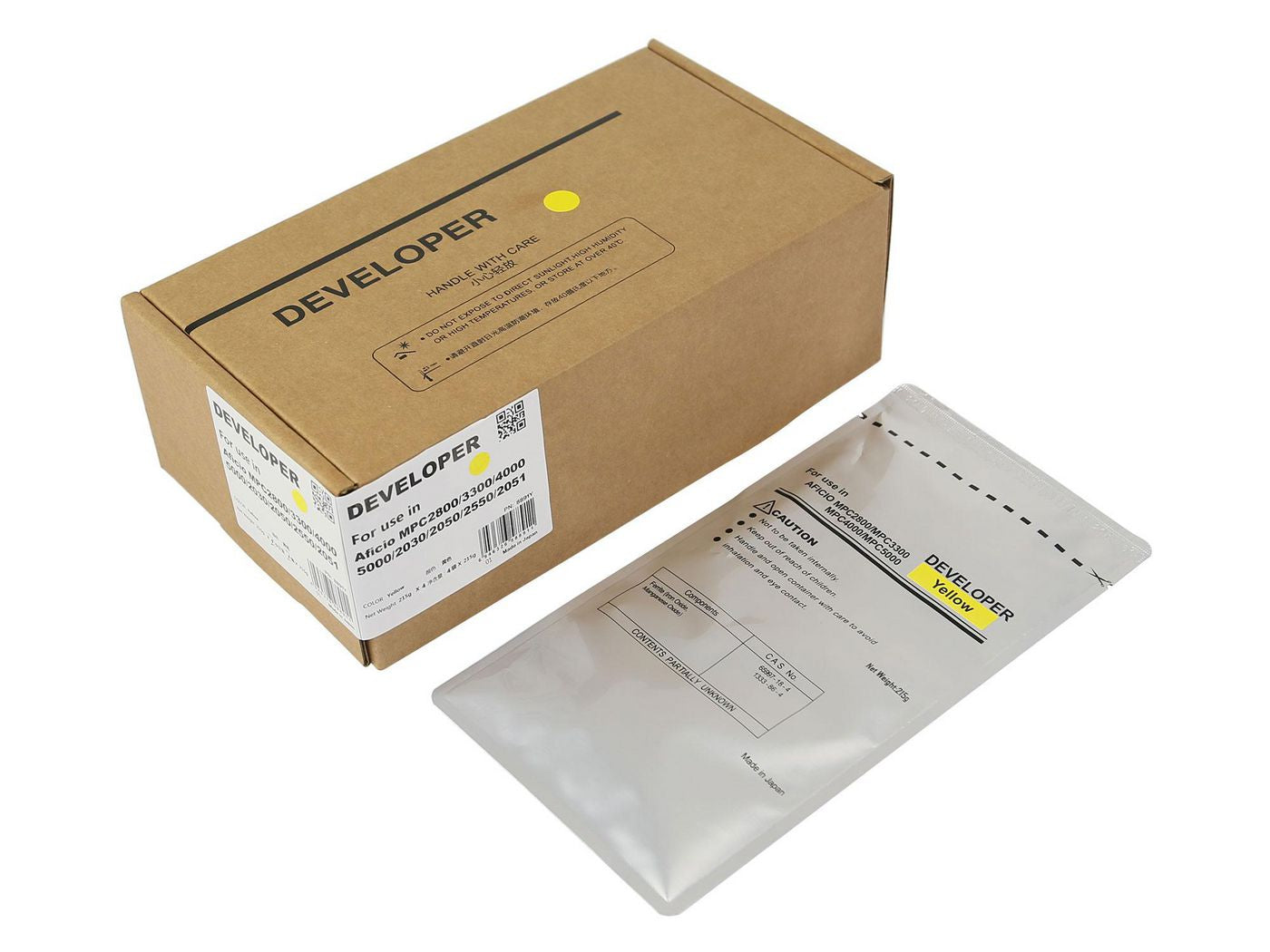 CoreParts Entwicklereinheit Gelb MSP8891Y – für Ricoh Aficio MPC2030/MPC2050/MPC2550 und andere
