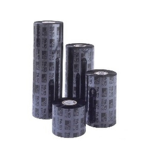 Zebra Thermotransferband – Wachs/Harz (3400), 60 mm × 450 m, Kern 25 mm, Schwarz, 6er-Pack