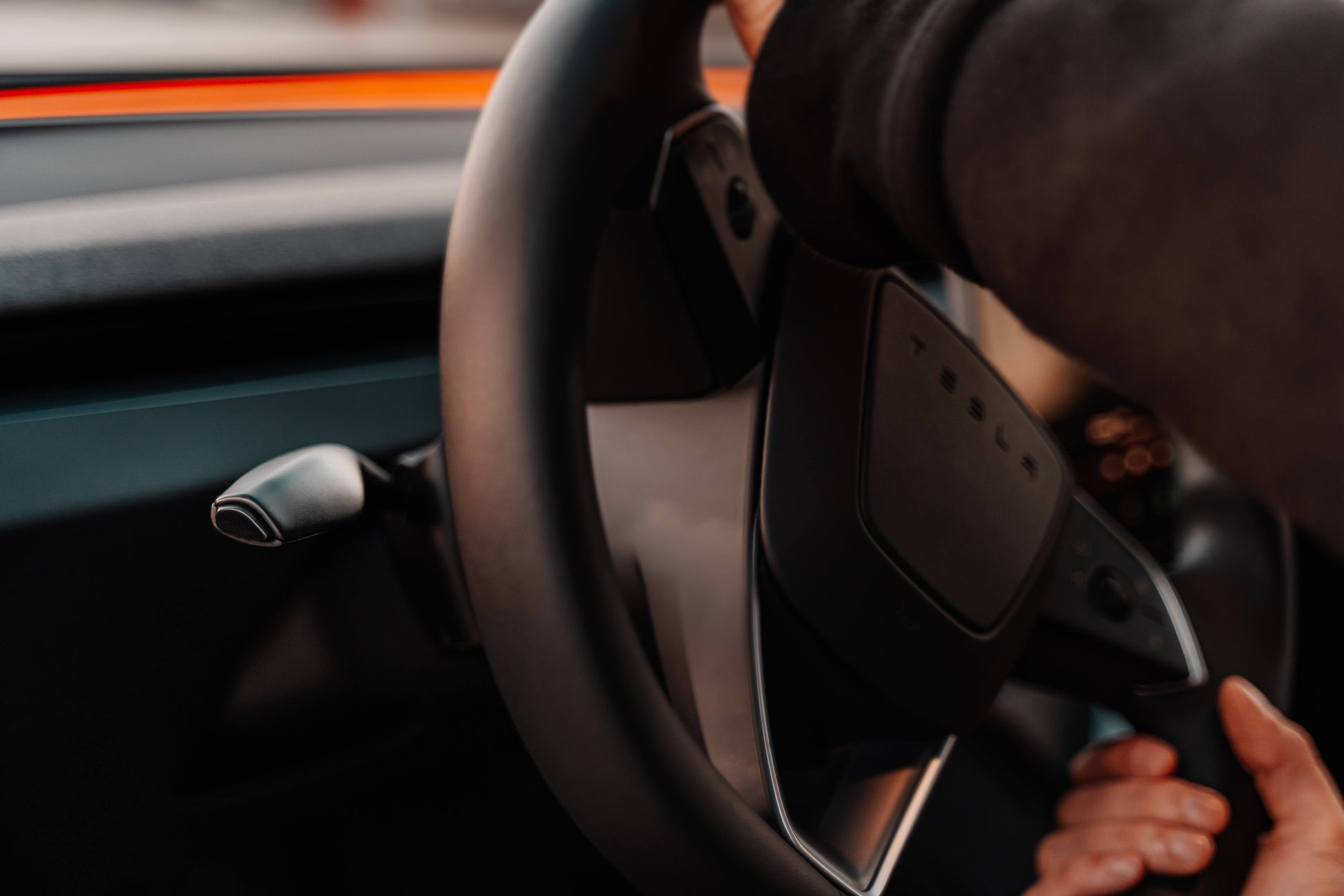 Enhance Schalthebel rechts – für Tesla S & X – schwarz – 1 Stk.
