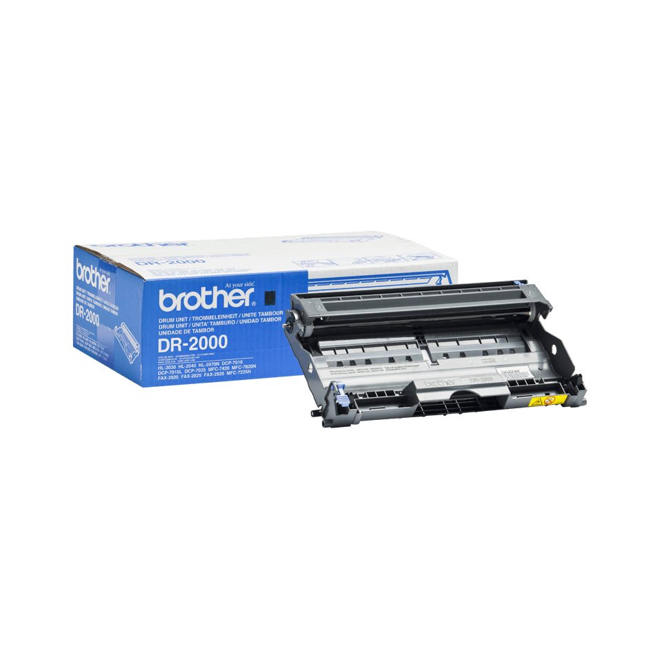 Brother Bildtrommel Schwarz – bis zu 12'000 Seiten – für DCP-7010/DCP-7010L/FAX-2820 usw. – OEM: DR-2000