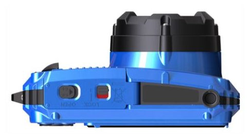 Kodak WPZ2 – Outdoor-Kompaktkamera, 16,3 MP 1/2,3", 1080p, 4× opt. Zoom, Blau