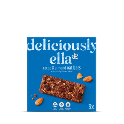 Deliciously Ella Haferriegel – Kakao & Mandel, glutenfrei, vegan – 3 × 50 g