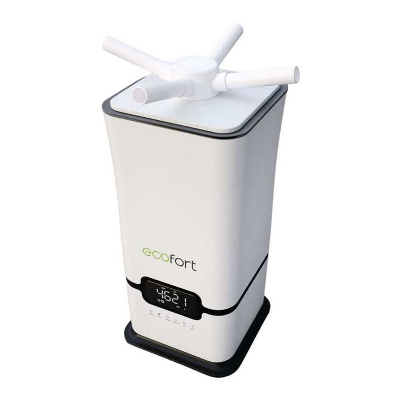 Ecofort ecoQ HumidAir U1500 Luftbefeuchter – Ultraschall, 1'500 ml/h, 16 l Tank, bis 200 m², Hygrostat