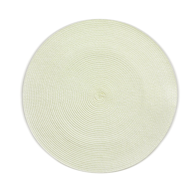 Kela Tischset Kimya – Ø 38,0 cm, H 0,2 cm, Kunststoff (PP), Creme