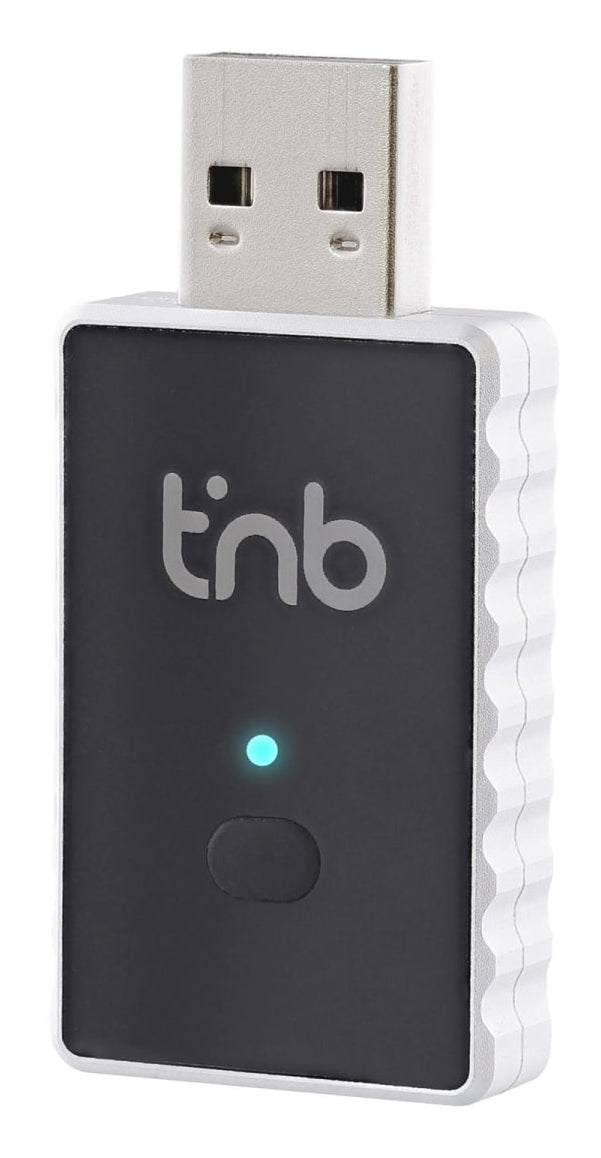 T'nB ADCARPLAY – Adapter – Wireless CarPlay & Android Auto – USB‑A, WLAN – für Android/iOS – Schwarz