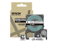 Epson Schriftband – 12mm × 8m, weiss, schwarz – LK-4WBJ
