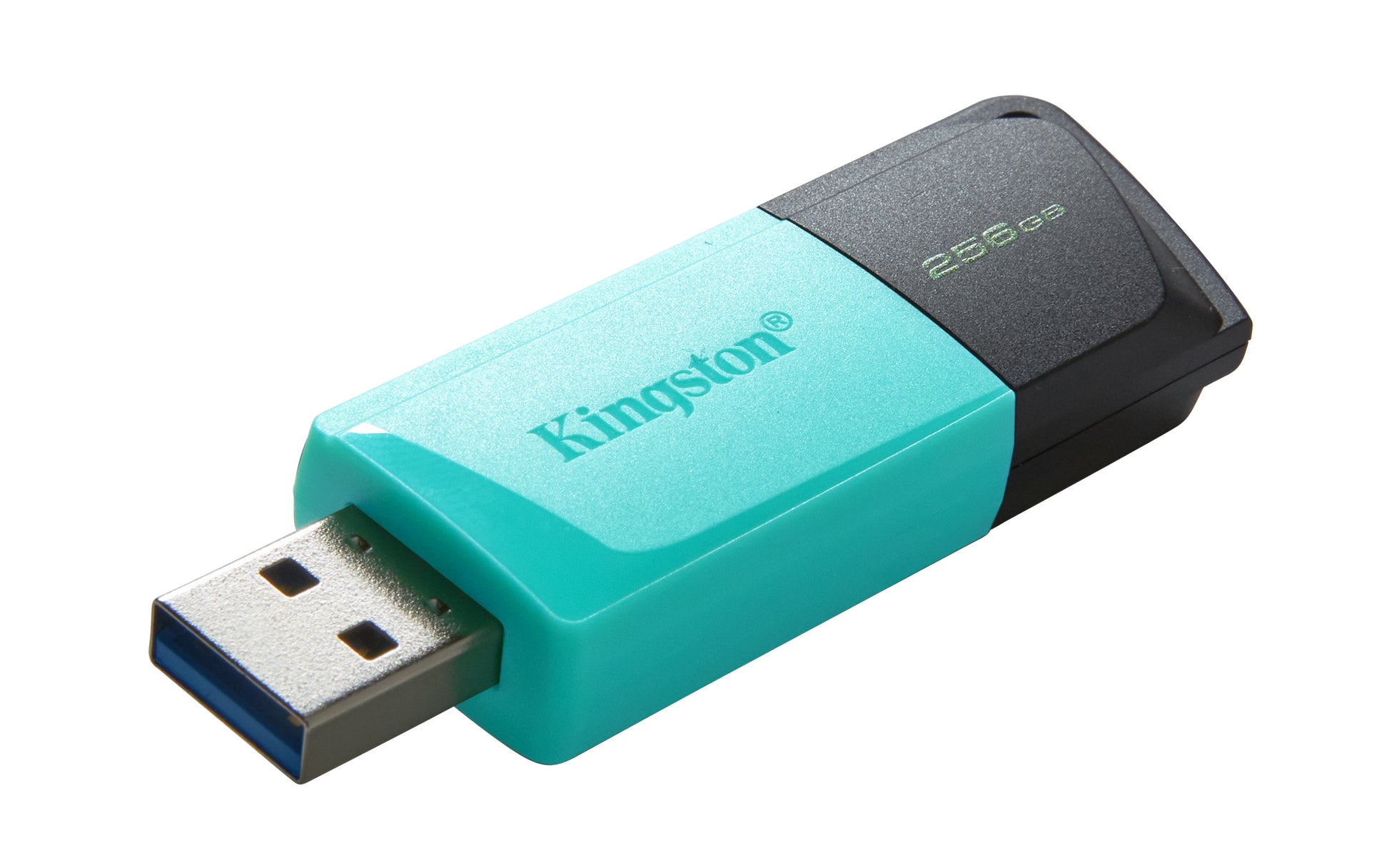 Kingston Technology Kingston DT Exodia M USB-Stick – 256 GB, USB 3.2 Gen 1, Schwarz + Türkis