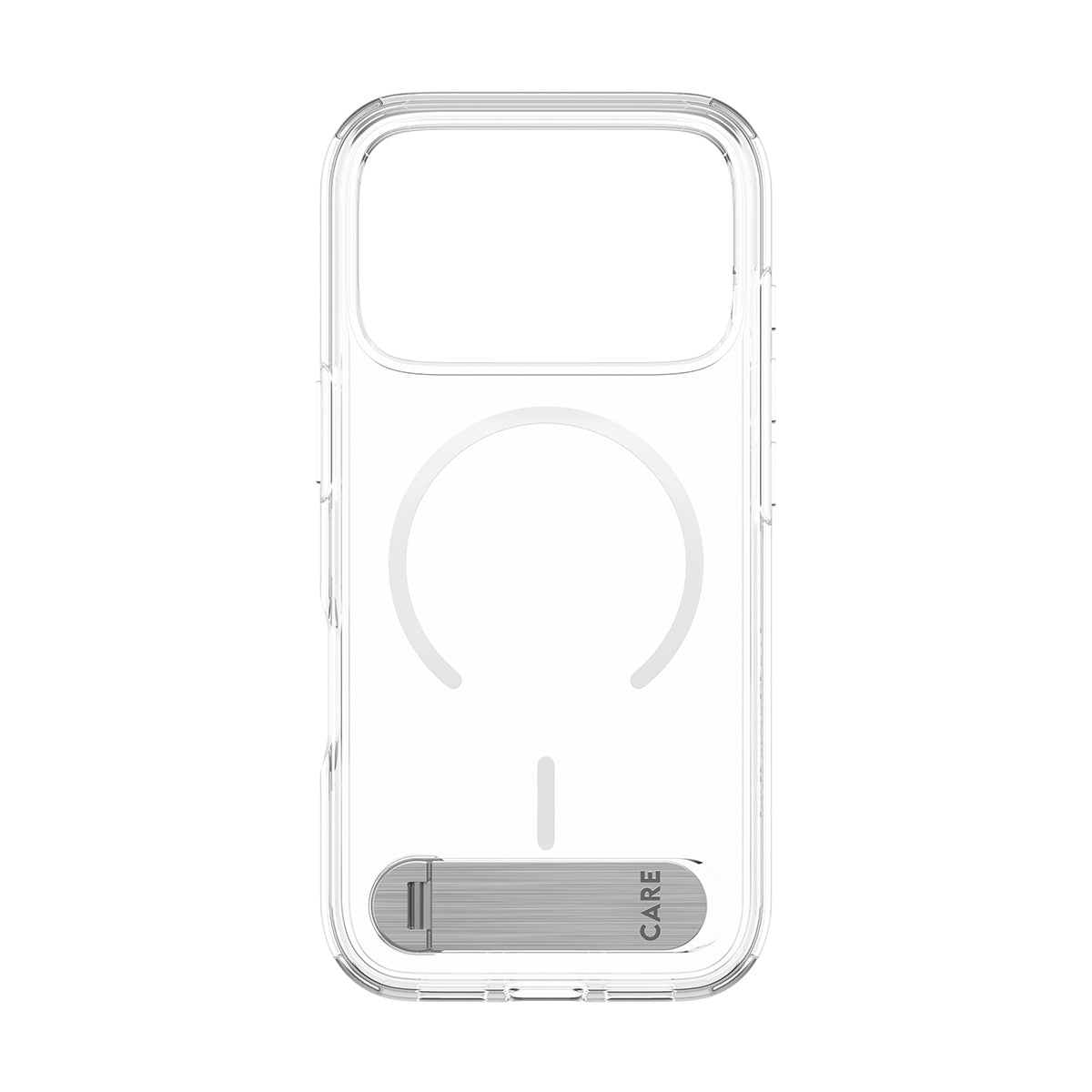 PanzerGlass Backcover CARE – für Apple iPhone 17 Pro – transparent – MagSafe-kompatibel, mit Kickstand