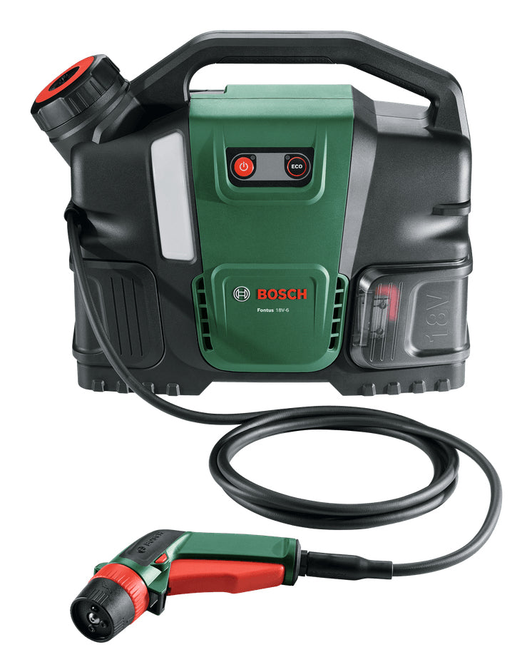 Bosch Akku-Reinigungsgerät Fontus 18V-6 – 18 V, 36 Wh – 6 l – Grün