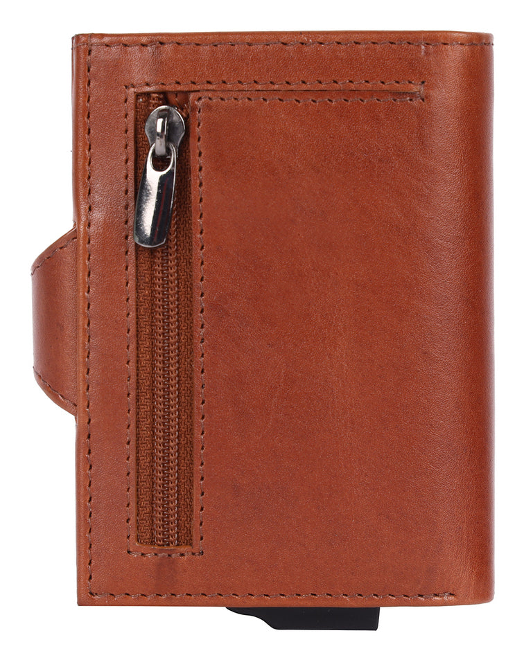 Valenta Kartenetui – 109 × 26 mm, Leder, Rot