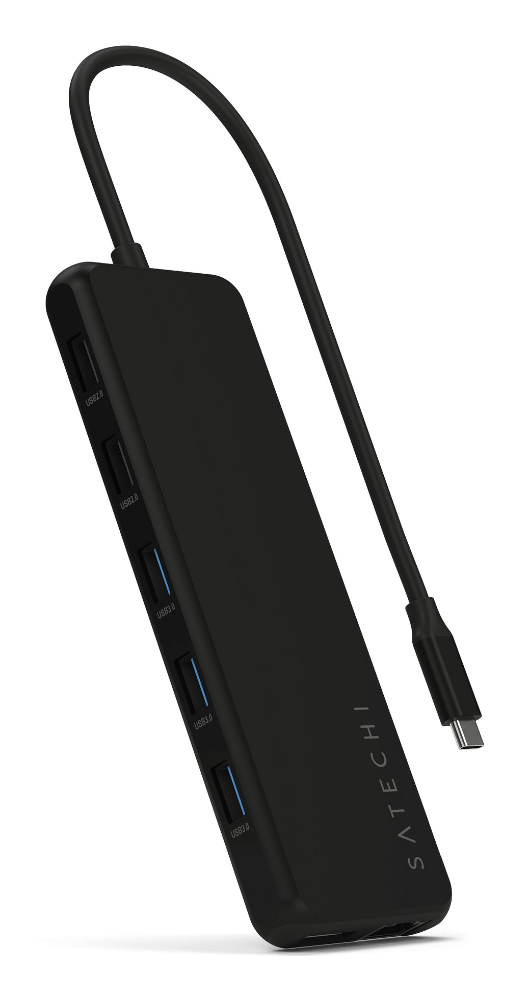Satechi ST-P3D13K Multiport-Adapter – USB-C, 1× DP, 1× HDMI, 5× USB-A, 2× USB-C, 85 W PD, GbE