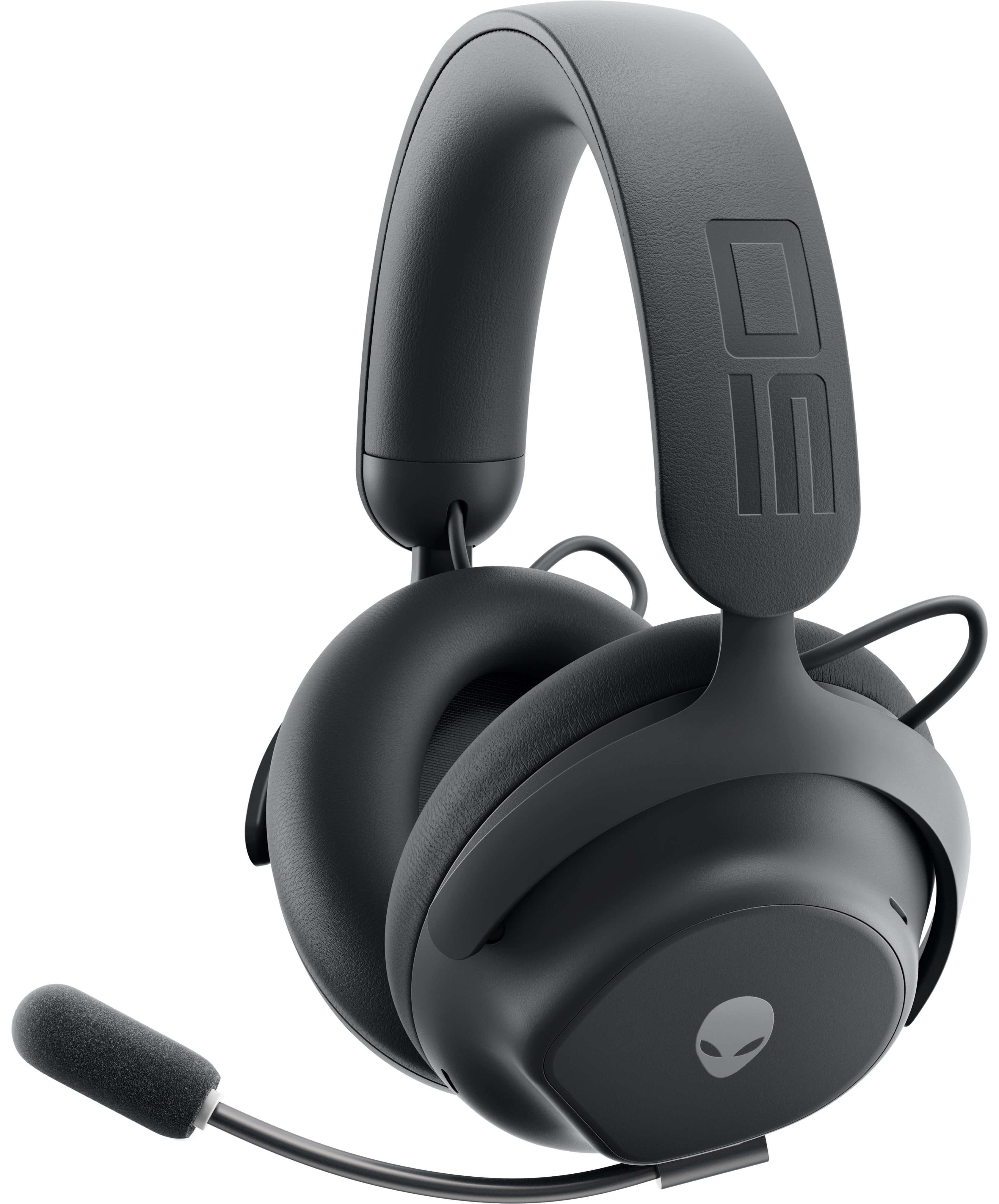 Alienware PRO-HS-G-DEAM Gaming-Headset – Over-Ear, Stereo, Kabel + BT, ANC, mit USB-C-Dongle, Schwarz