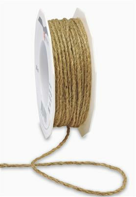 Pattberg Geschenkband Jute natur – 2 mm × 25 m – 1 Stk.