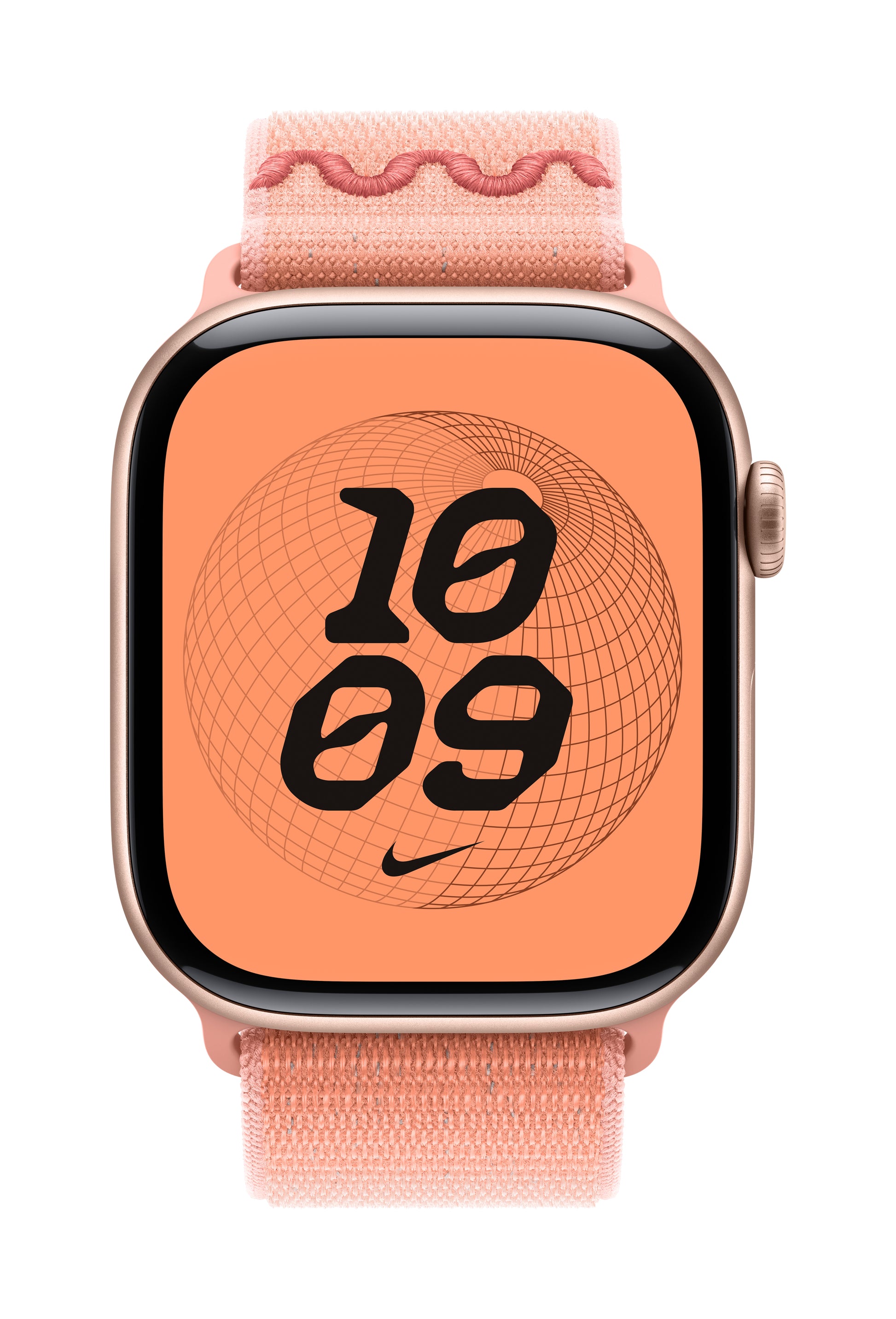 Apple Nike Sport Loop – Armband – für Apple Watch 46 mm, Alpenglow Pink, One Size