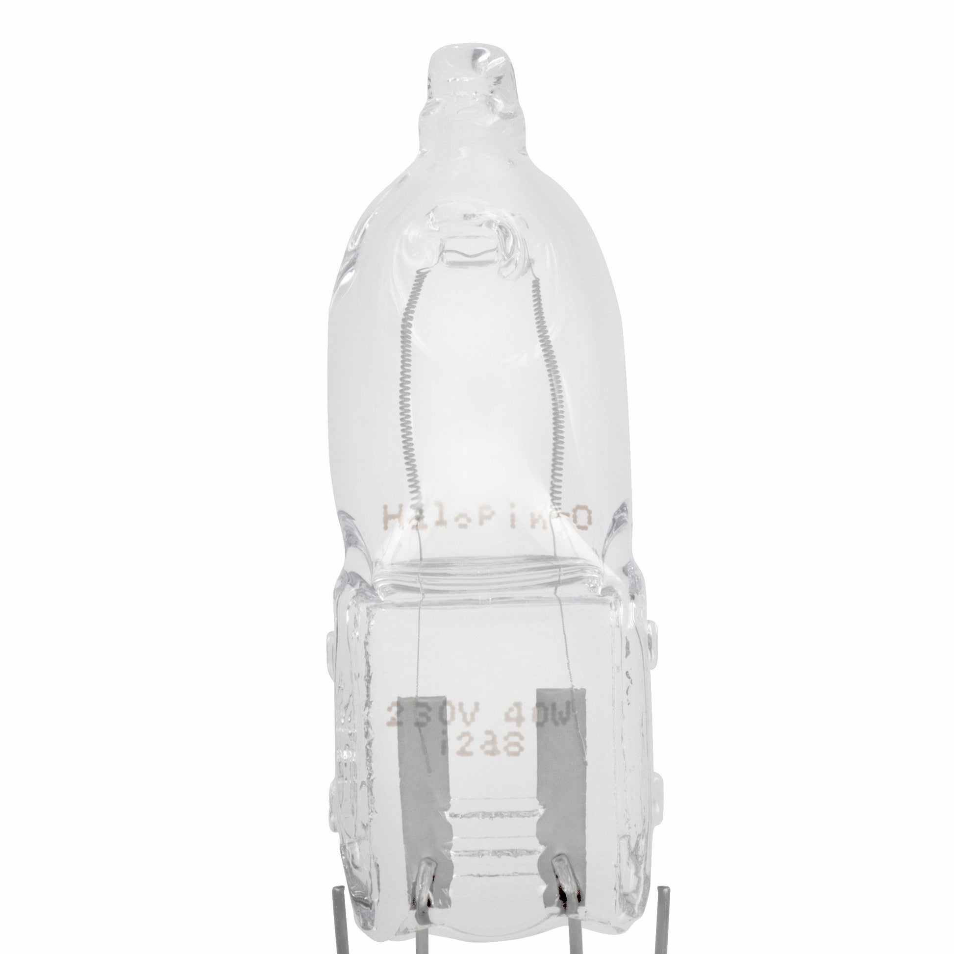 EGLO Leuchtmittel G9 – 460 lm, 40 W, Warmweiss 2700 K, 360° – IP20 – 2 Stk., Transparent/Glas