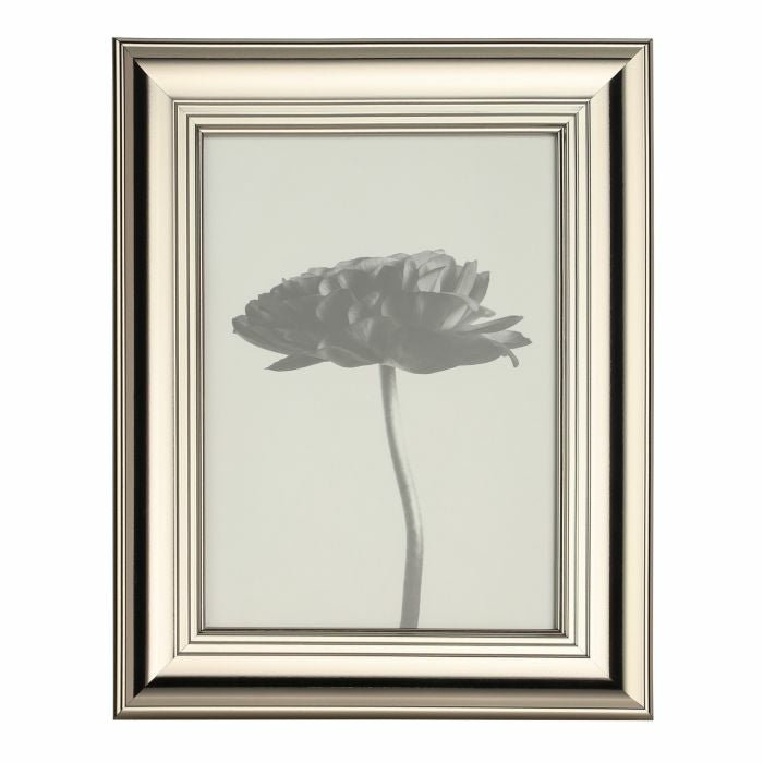 EGLO Bilderrahmen – für 13 × 18 cm – Glas & MDF & Kunststoff, silber