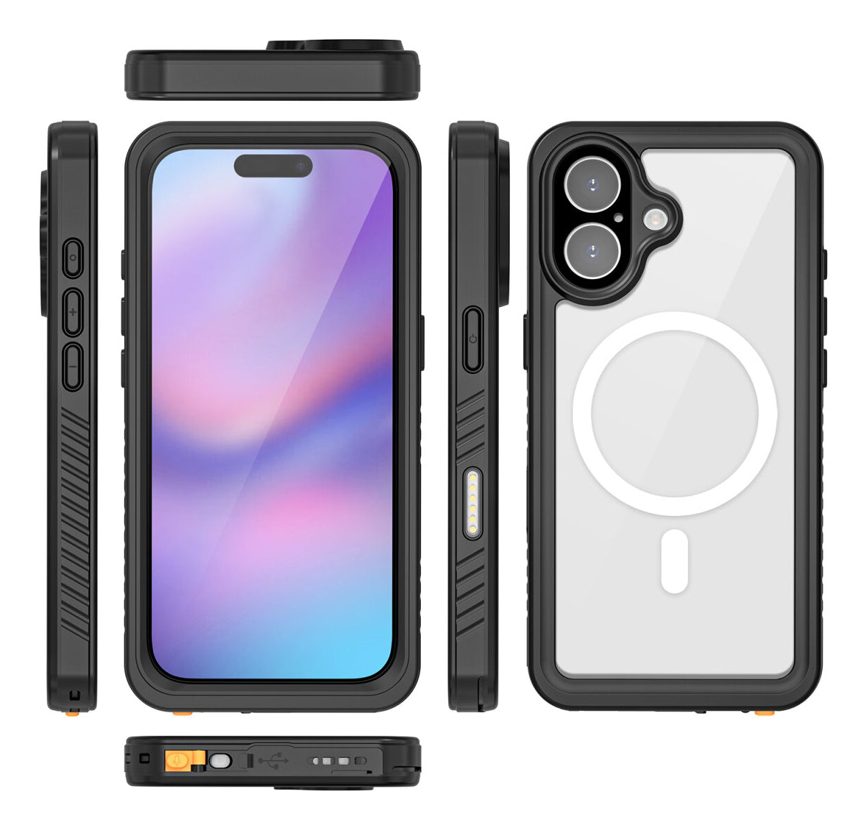 4smarts Backcover – für Apple iPhone 17 – schwarz – PC – MagSafe kompatibel, wasserdicht