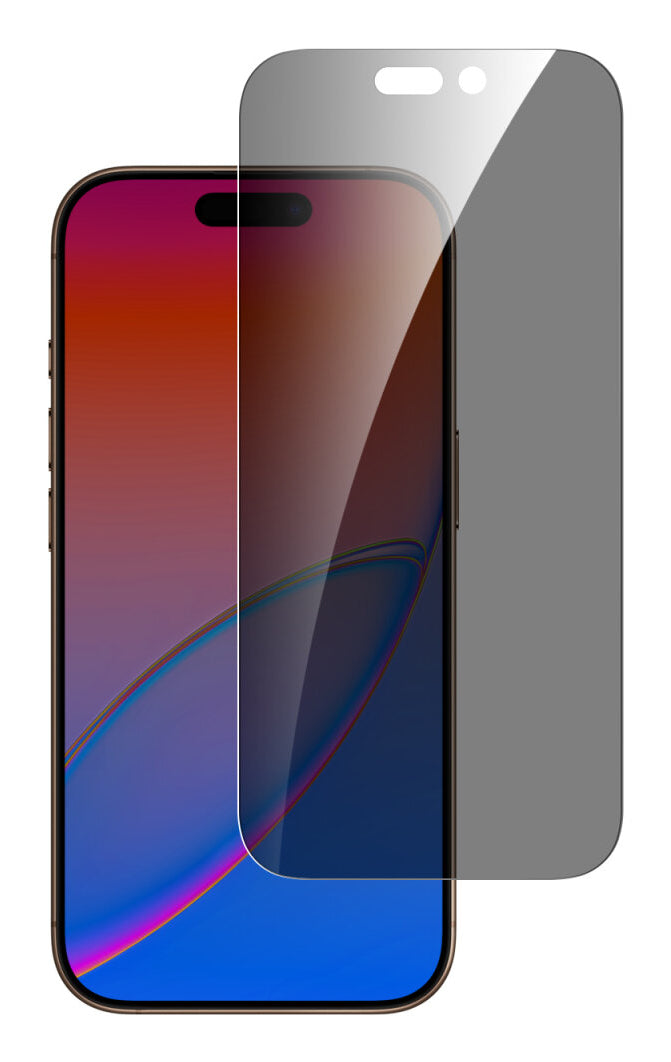 4smarts Privacy-Filter (Panzerglas), Case Friendly – für iPhone 17 – mit Applikator