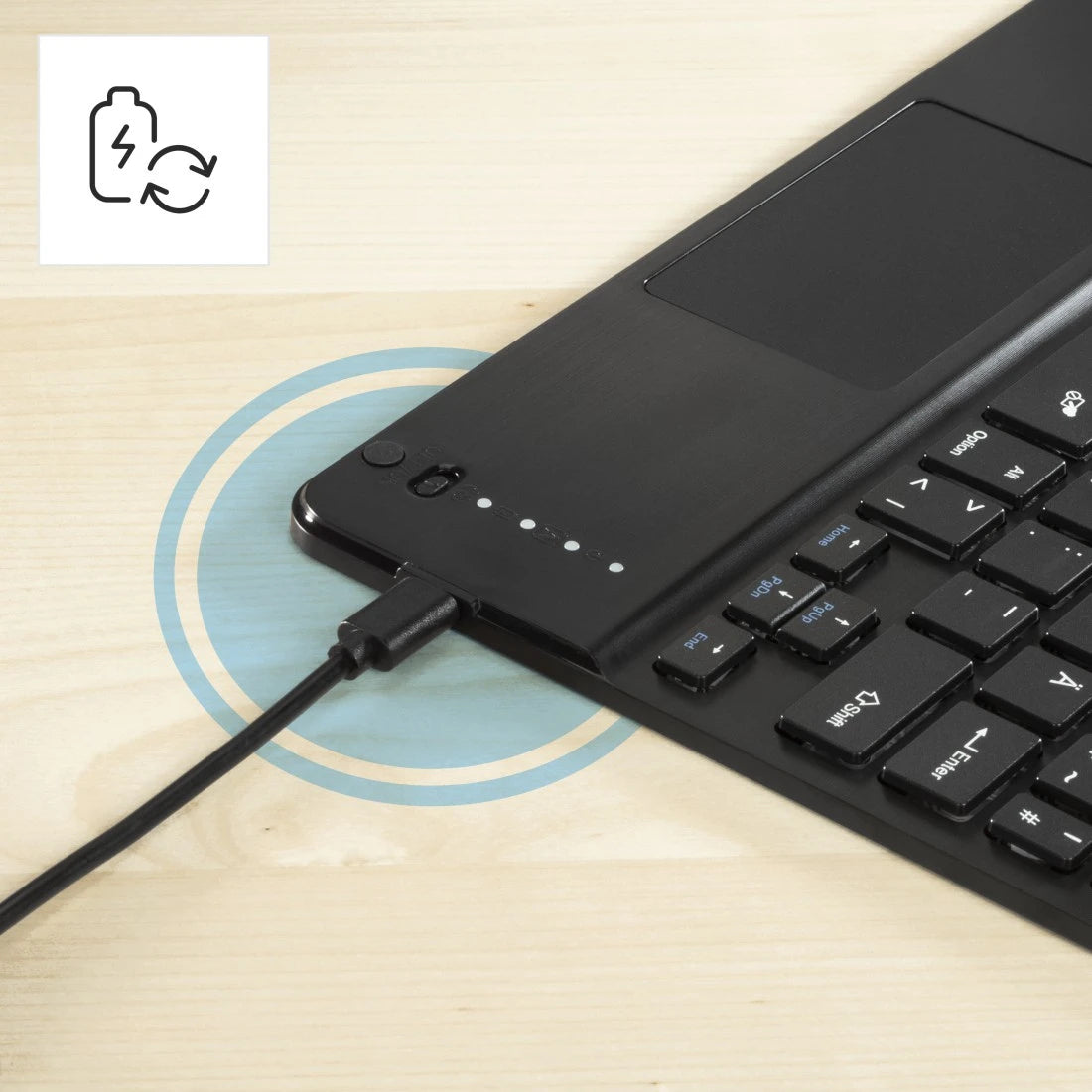 Hama Tablet-Hülle Premium – Spezialzubehör – mit Tastatur – für Galaxy Tab A11+/A9+ – Schwarz