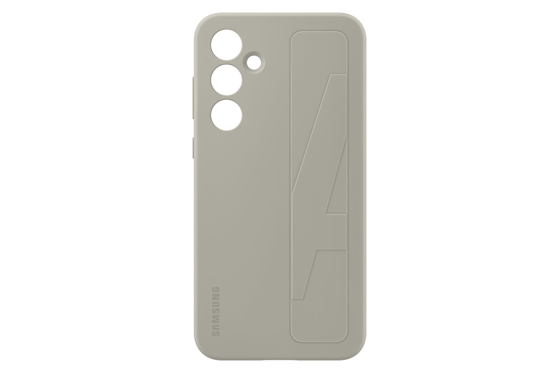 Samsung Backcover – für Samsung Galaxy A55 5G – grau – Silikon – mit Ständer, stossfest