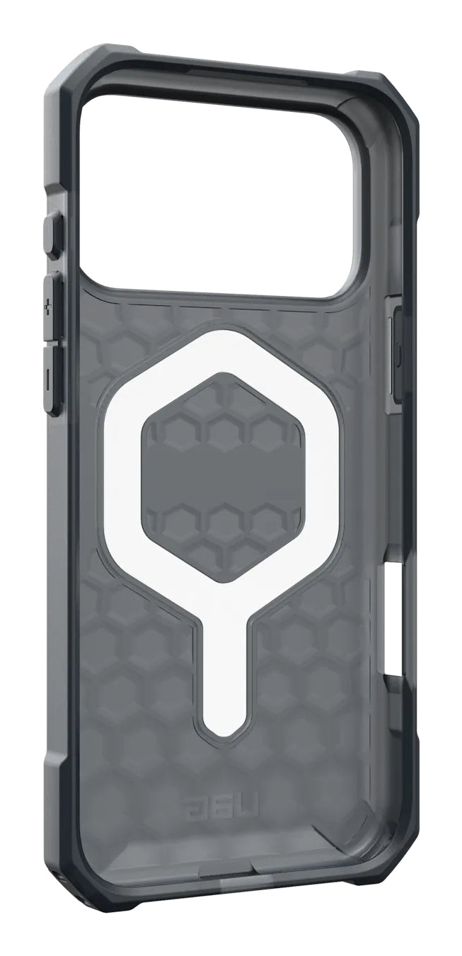 Urban Armor Gear Backcover Essential Armor MS – für Apple iPhone 17 Pro Max – grau – TPU, MagSafe-kompatibel