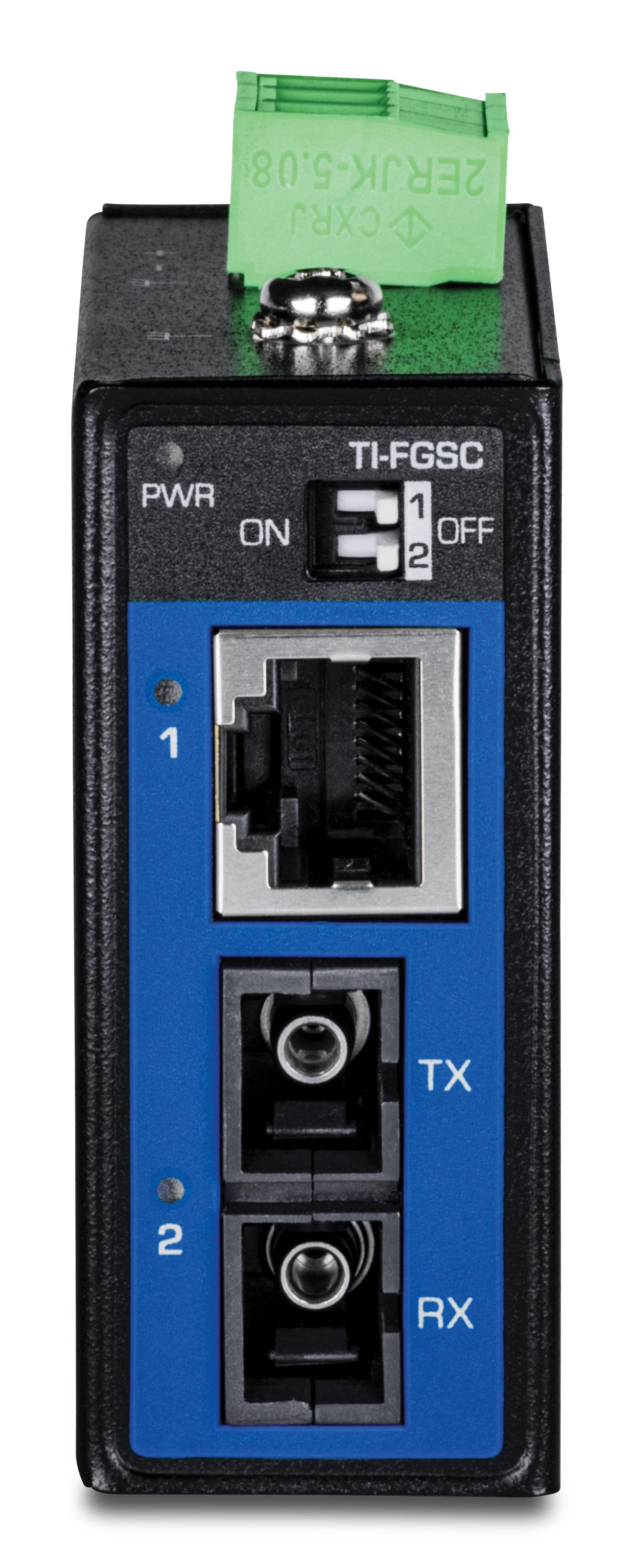TRENDnet TI-FGSC Medienkonverter SC zu RJ-45 – Gigabit, 1000BASE-LX 1310 nm, Multimode, bis 1 km