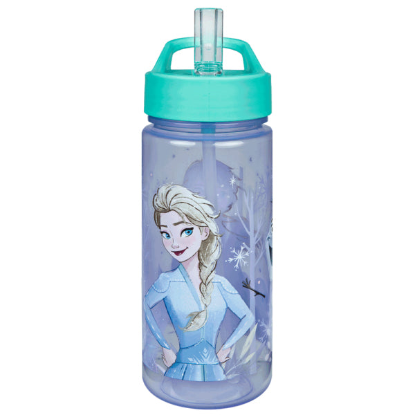 Scooli Aero Kindertrinkflasche 500 ml – mit Strohhalm, BPA-frei, Frozen