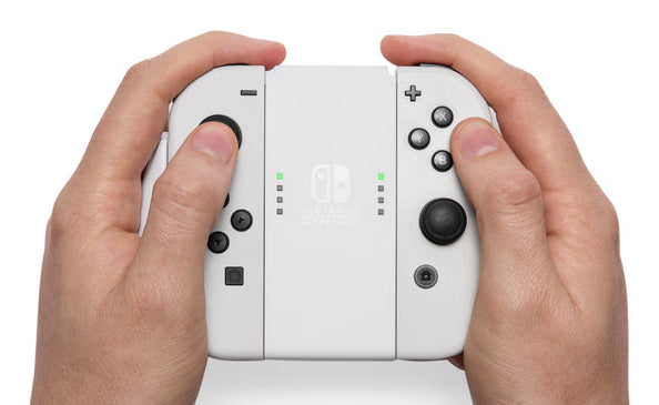 PowerA NSAC0293-01 – Joy-Con-Komfortgriff – Weiss – für Nintendo Switch